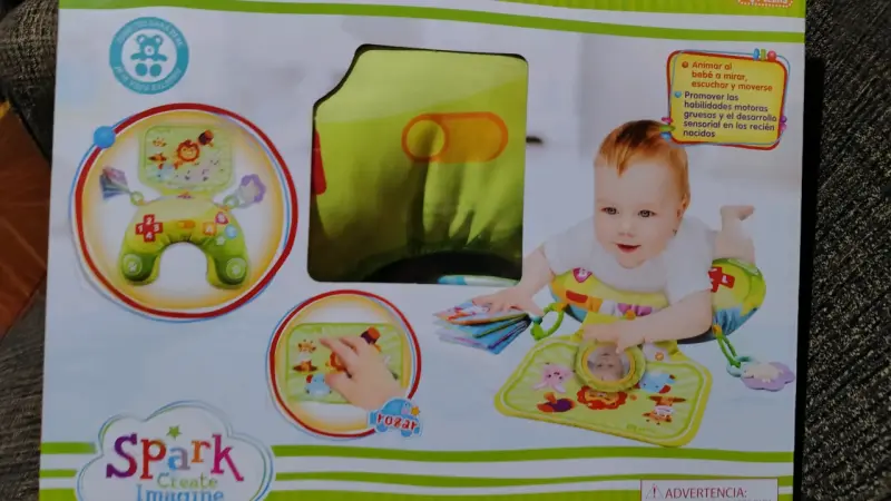 Almohada de Actividades para Bebé con Sonido - 4