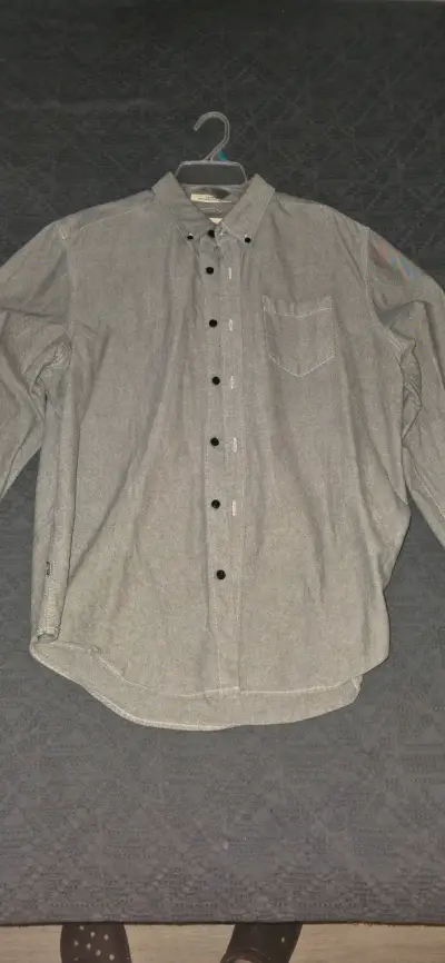 Camisa gris de mezclilla Levi's para hombre - miniatura 1
