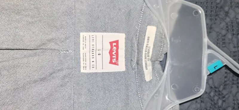 Camisa gris de mezclilla Levi's para hombre - 3