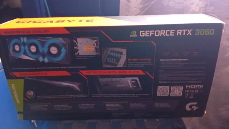 Tarjeta Gráfica Gigabyte GeForce RTX 3060 - 2