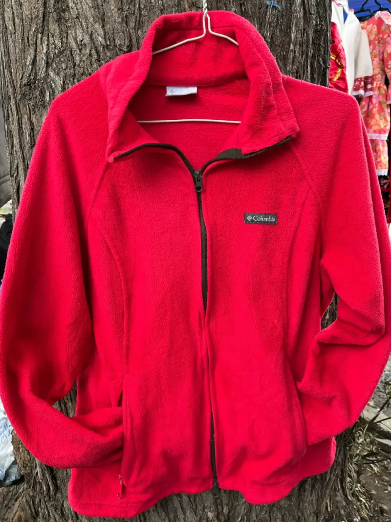 Chaqueta polar roja Columbia para mujer - 1