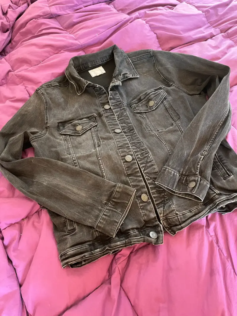 Chaqueta de mezclilla gris Aeropostale para mujer - 2