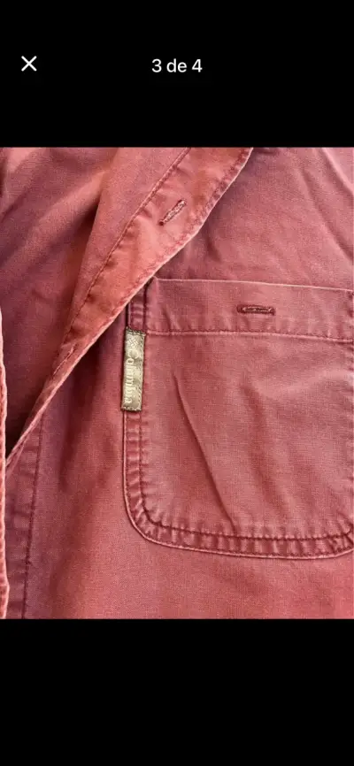 Camisa Columbia de algodón para hombre - miniatura 3