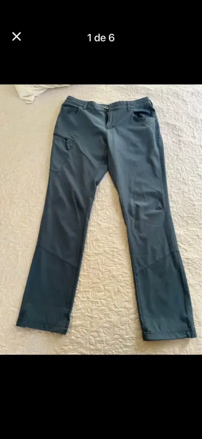 Pantalones Outdoor Mujer Doite Azul Talla S - miniatura 1