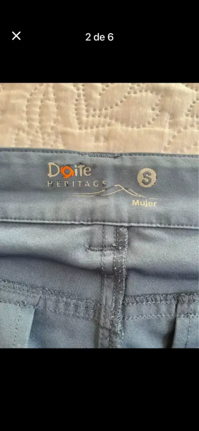 Pantalones Outdoor Mujer Doite Azul Talla S - miniatura 4