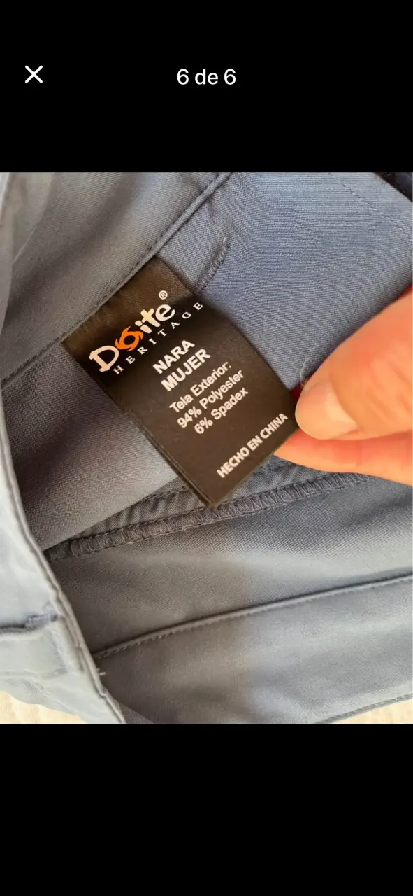 Pantalones Outdoor Mujer Doite Azul Talla S - 6