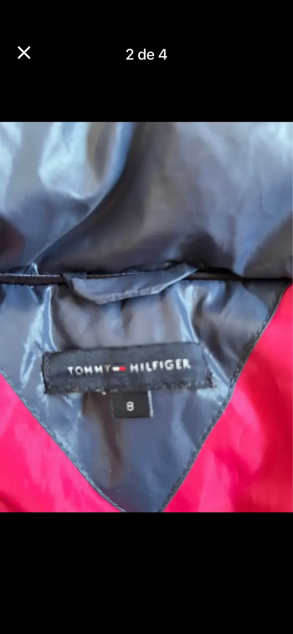 Chaqueta acolchada Tommy Hilfiger azul para mujer - 4