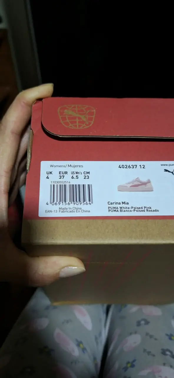 Zapatillas Puma Carina Mia Blancas y Rosadas Mujer - 1