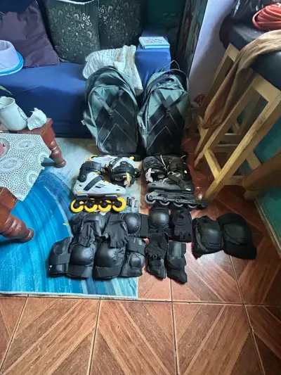 Set de Patines en Línea con Protección y Mochilas - miniatura 2