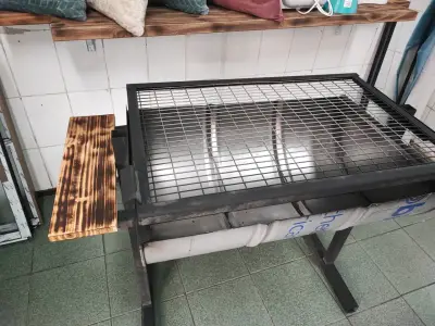 Parrilla de tambor con soporte metálico - miniatura 1