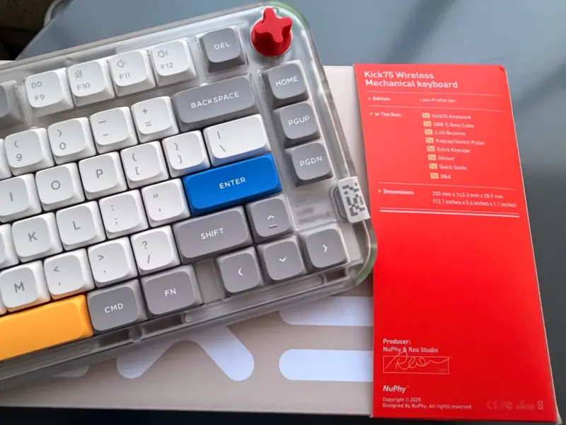 Teclado Mecánico Inalámbrico Kick75 Retro - 6