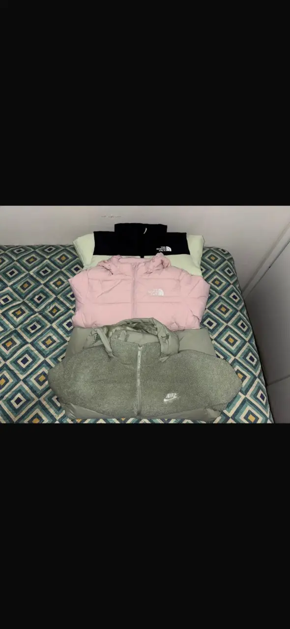 Chaqueta polar gris Nike para mujer( no originales