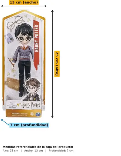 Muñeco Harry Potter Wizarding World 25 cm - miniatura 1