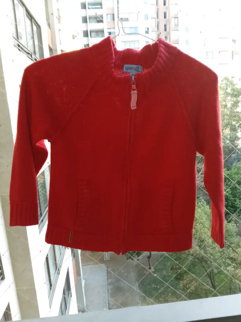 Chaleco rojo para niño con cierre Yamp - 1