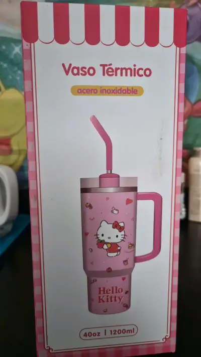 Vaso Térmico Hello Kitty Acero Inoxidable 1200ml - miniatura 2