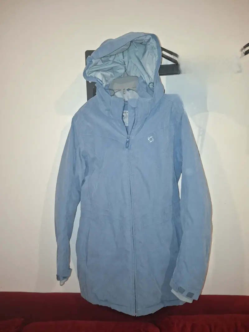 Chaqueta impermeable azul Doite para mujer - 2