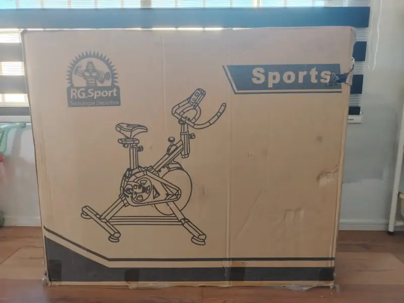 Bicicleta estática RG Sport para ejercicio en casa - 1