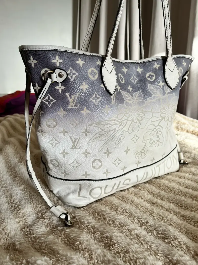 Bolso Louis Vuitton Monogram Blanco y Gris - 3