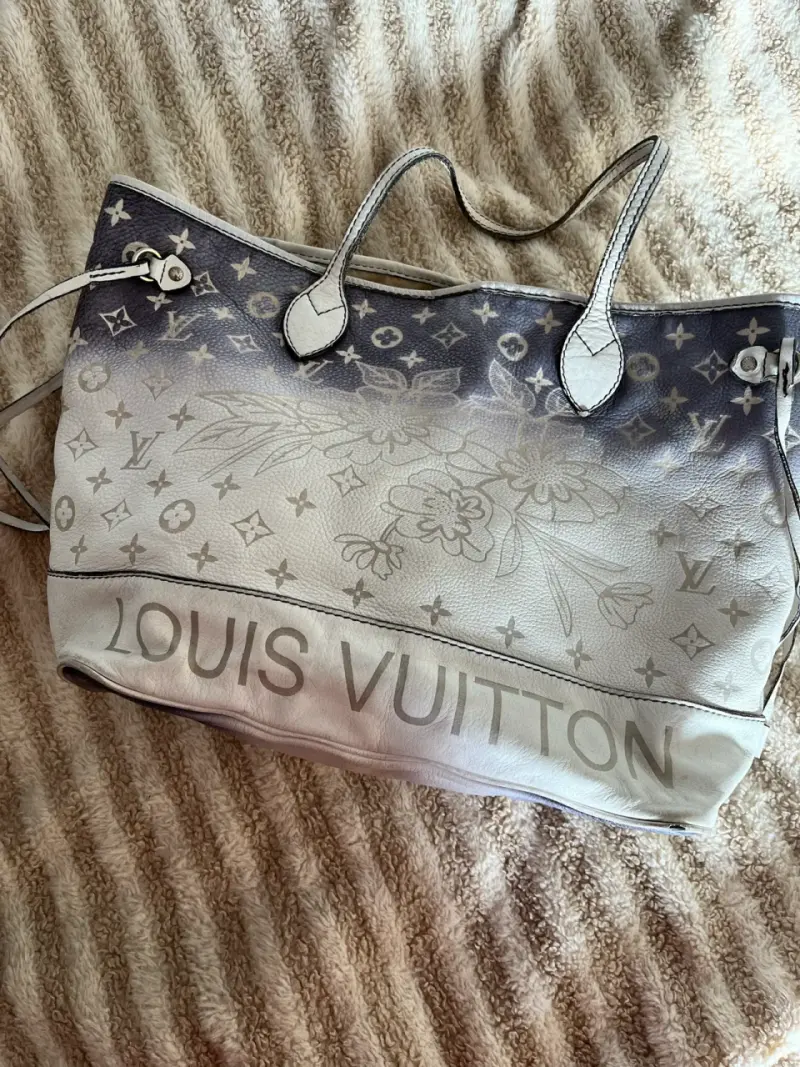 Bolso Louis Vuitton Monogram Blanco y Gris - 6