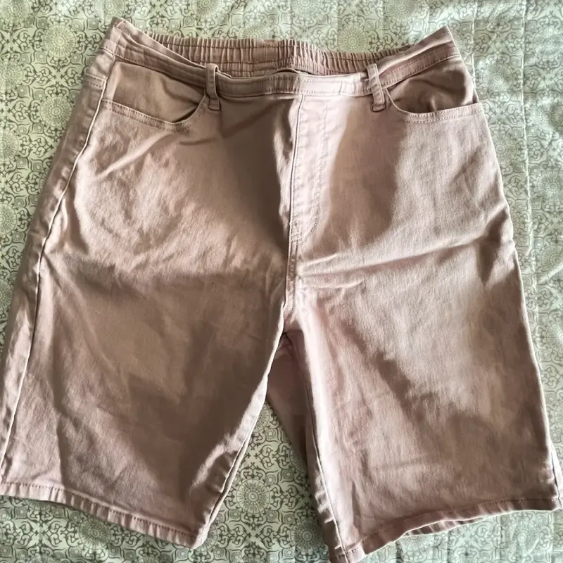 Bermudas rosadas de algodón para hombre - 4
