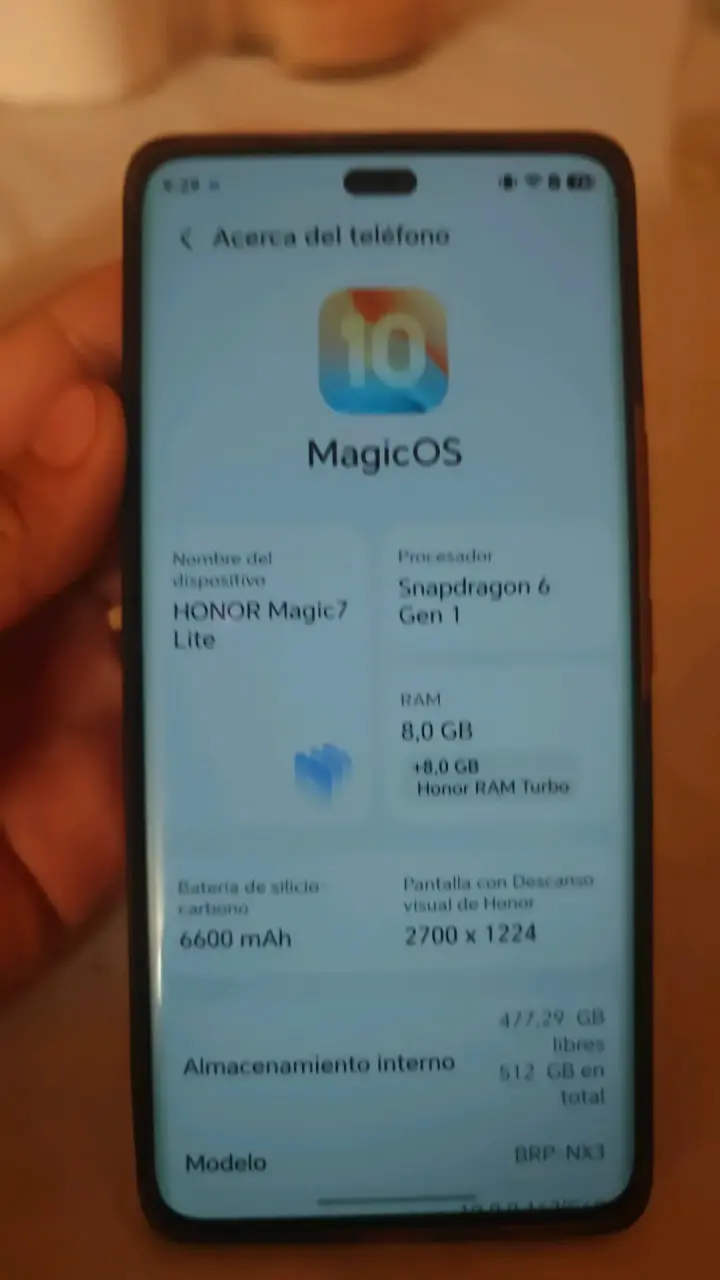 Smartphone Honor Magic7 Lite con MagicOS - 3