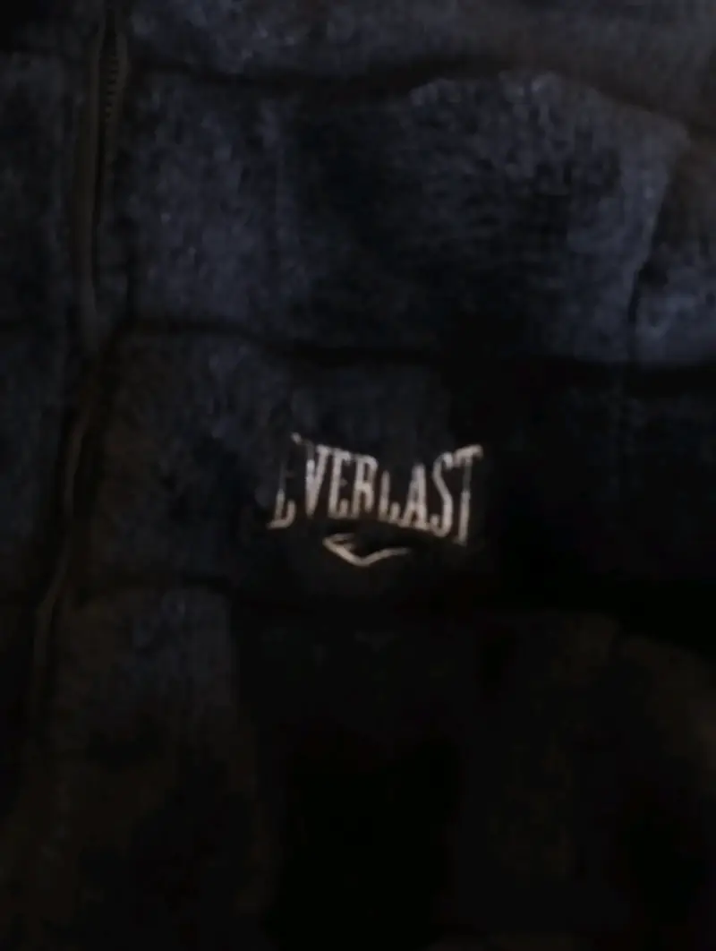 Parka negra con capucha Everlast para mujer - 3