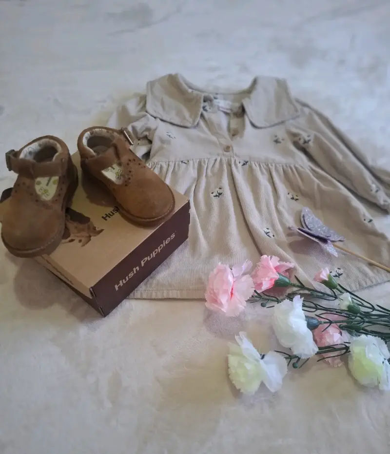 Vestido de bebé con zapatos Hush Puppies - 2