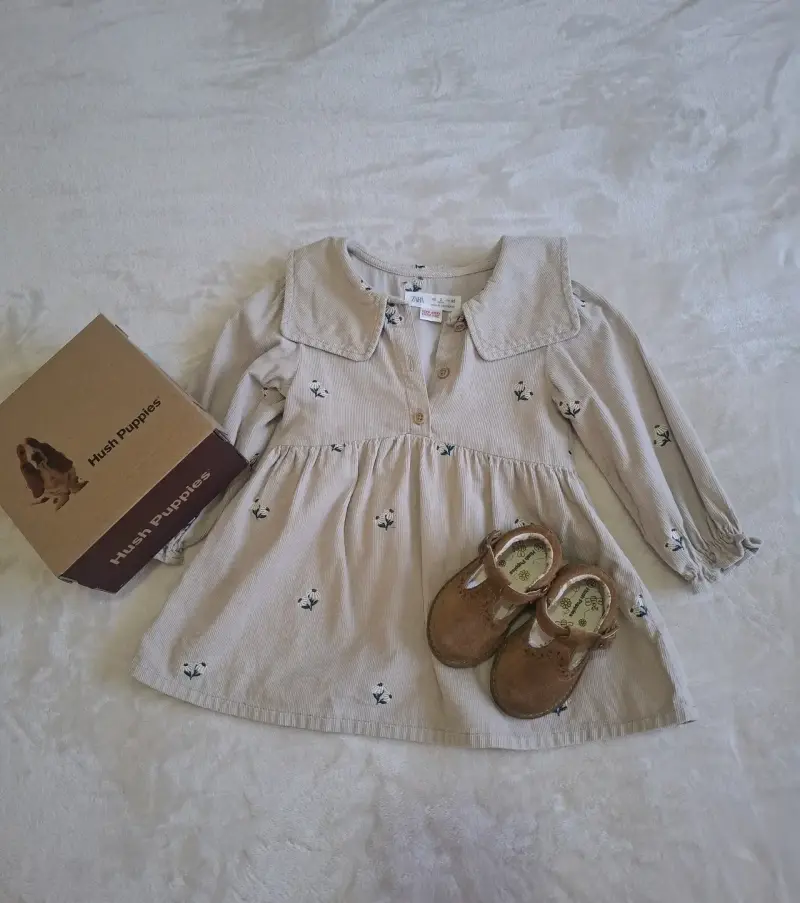 Vestido de bebé con zapatos Hush Puppies - 4