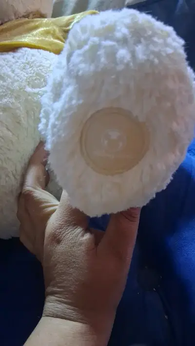 Peluche oso phoo original   con bufanda dorada - miniatura 4