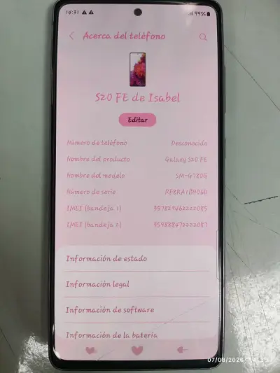 Samsung Galaxy S20 FE en buen estado - miniatura 4