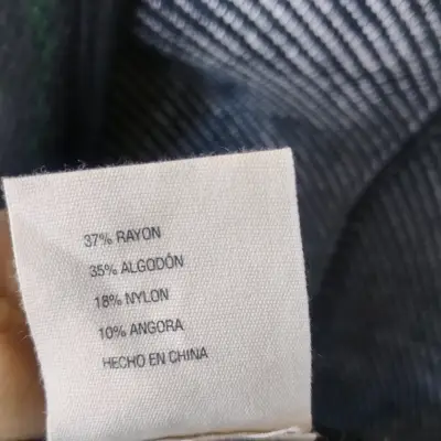 Kimono abierto floral negro Savile Row - miniatura 3
