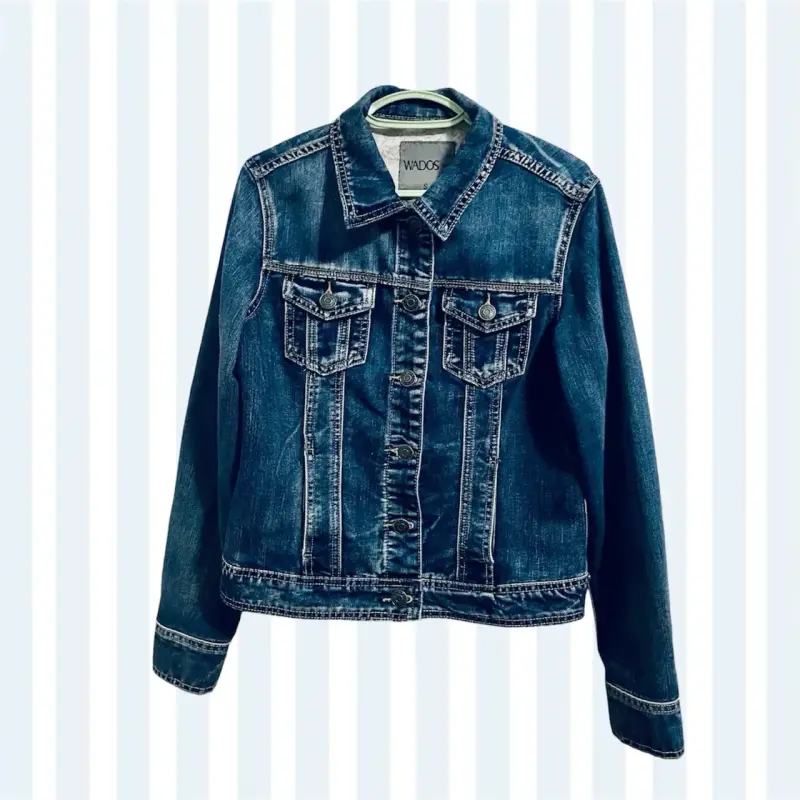 Chaqueta de mezclilla azul Wados talla S - 1
