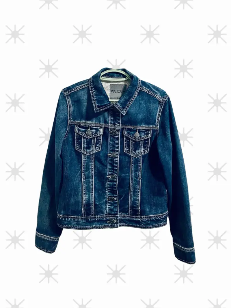 Chaqueta de mezclilla azul Wados talla S - 2
