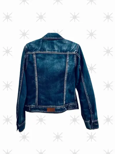 Chaqueta de mezclilla azul Wados talla S - miniatura 3
