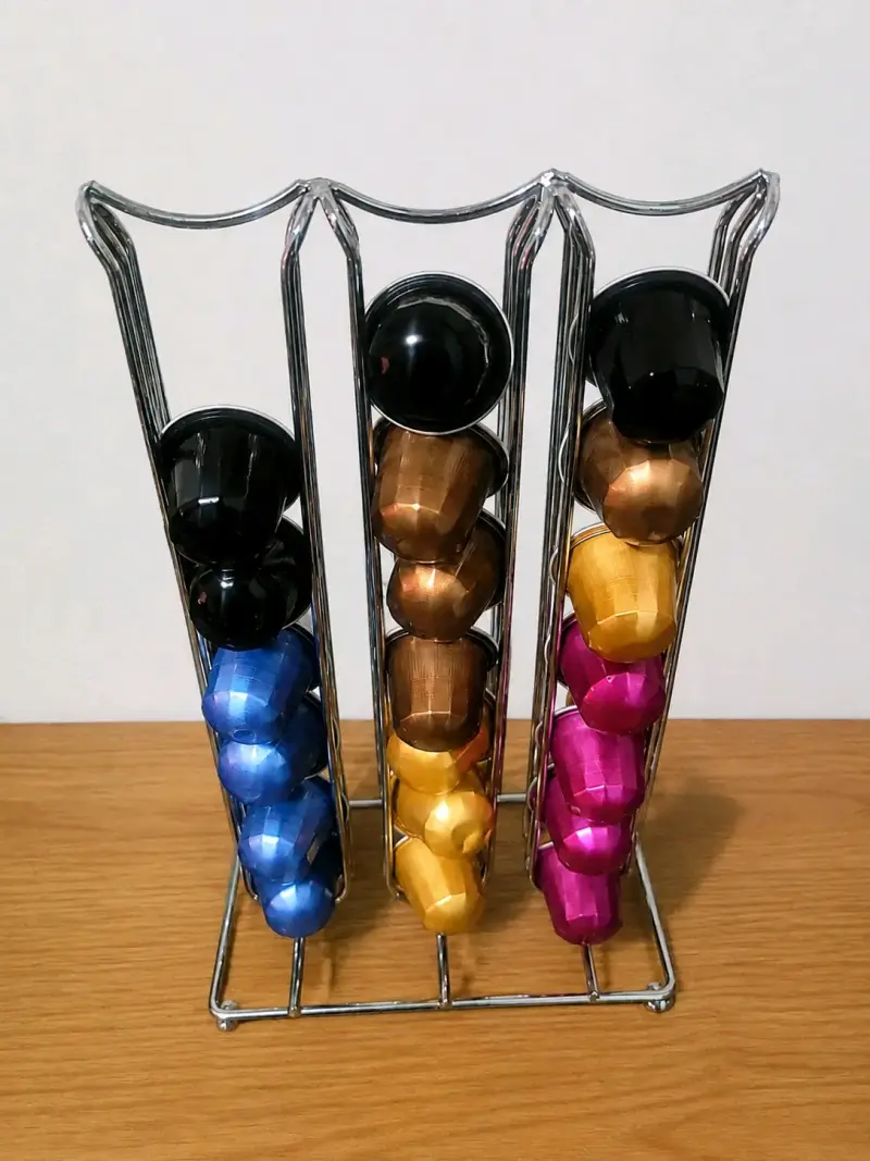 Soporte para cápsulas de café nespresso metálico - 1