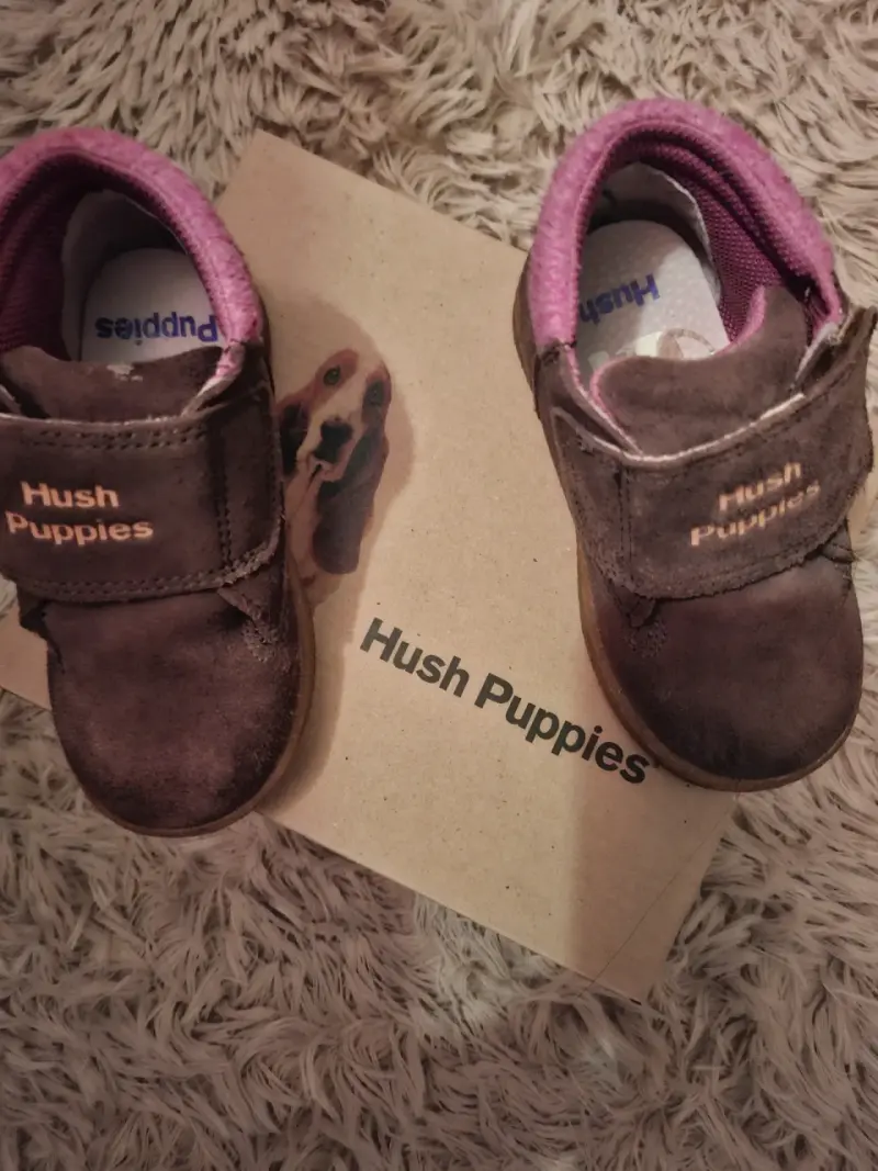 Zapatos de bebé Hush Puppies marrones - 2