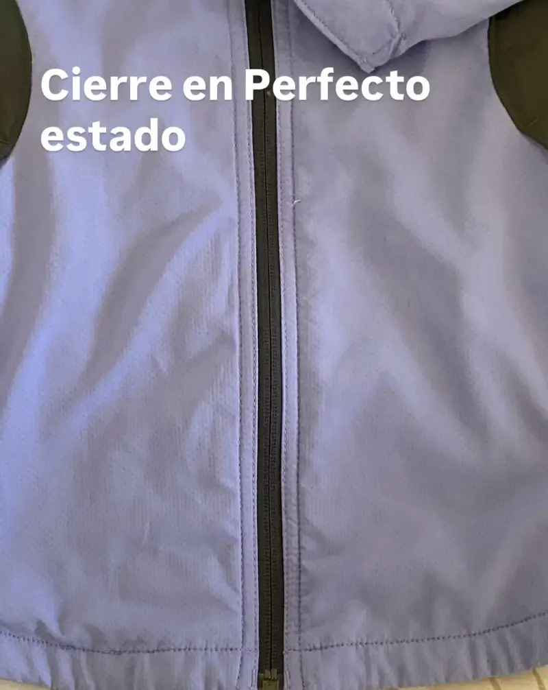 Chaqueta impermeable Columbia morada con capucha - 5