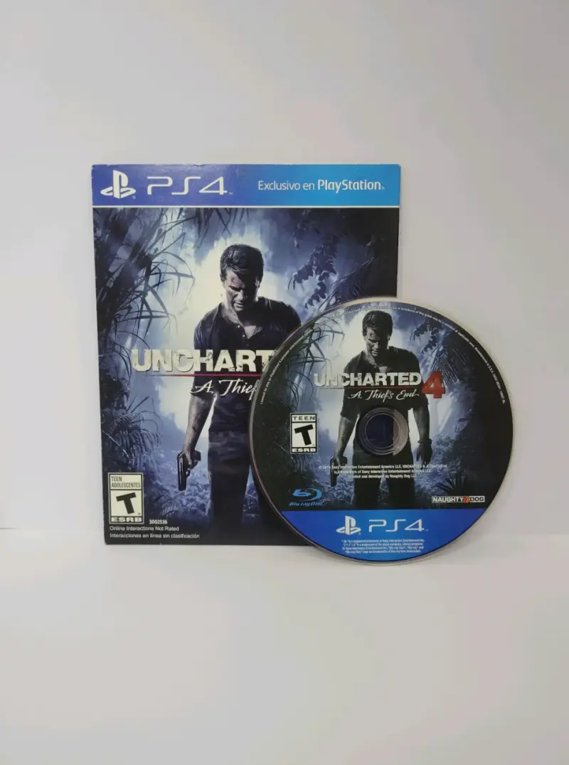 Juego PS4 Uncharted 4: A Thief's End