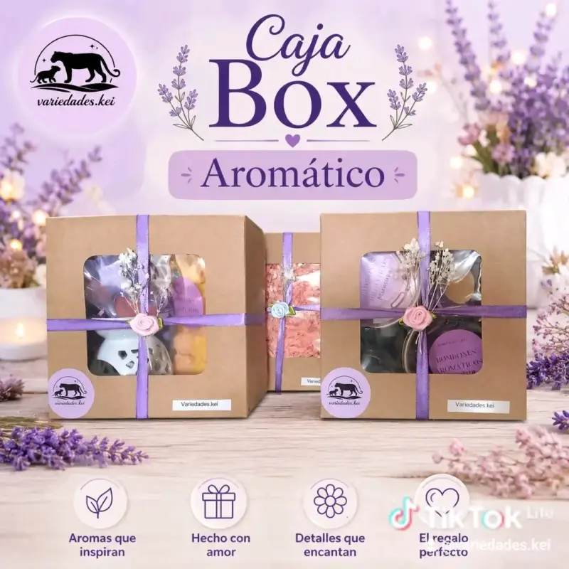 Caja box aromatico Variedade. Kei