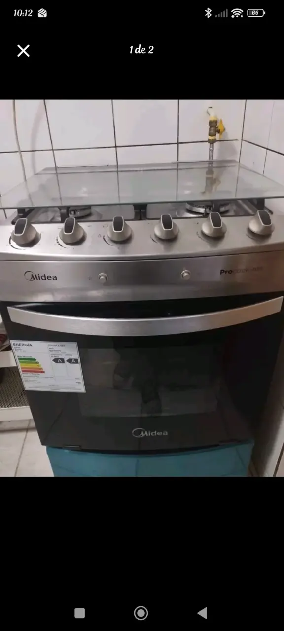 Cocina a gas Midea de acero inoxidable - 2