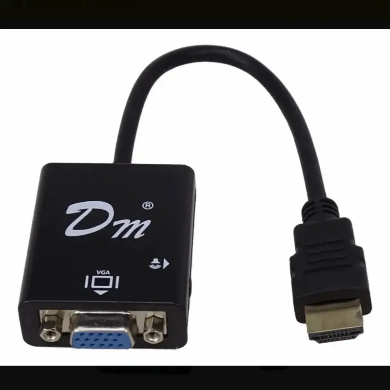 Adaptador HDMI a VGA con Audio DM