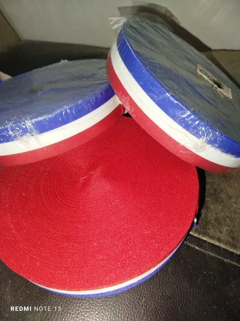 Cintas de tela tricolor para manualidades