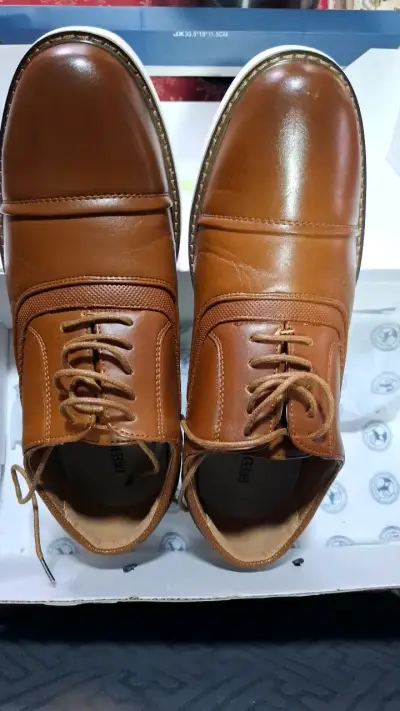 Zapatos de vestir marrones para hombre Greenfield - miniatura 3