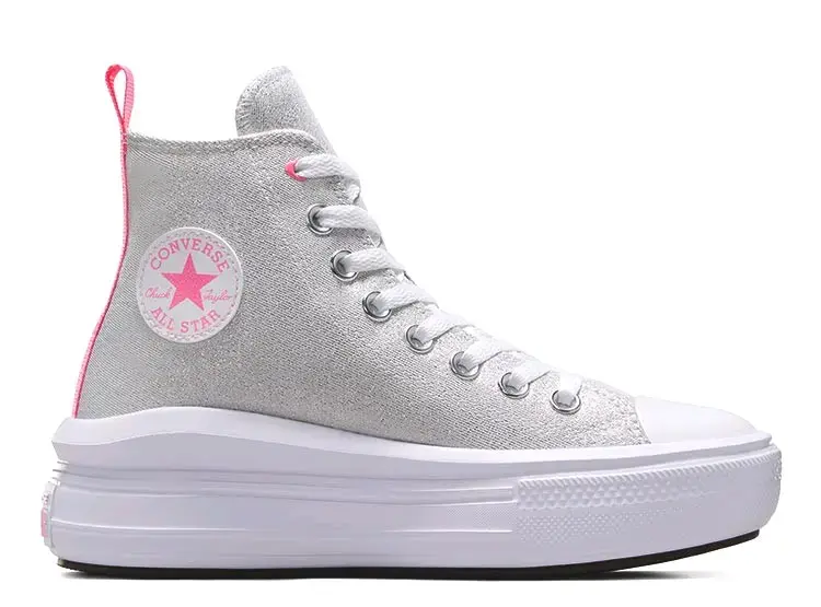 Zapatillas Converse All Star Plataforma Gris