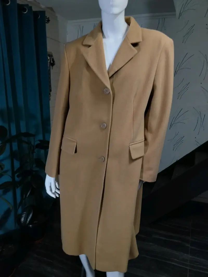 Abrigo Clásico Camel Vittoria Verani – talla 44 - 4