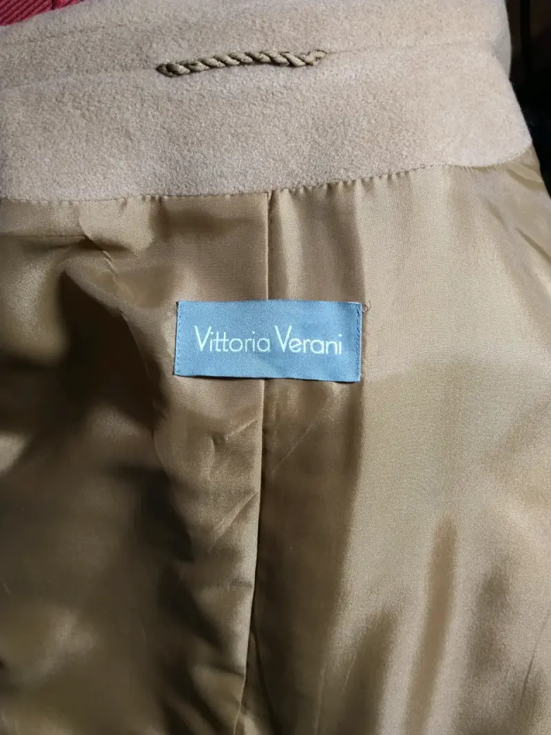Abrigo Clásico Camel Vittoria Verani – talla 44 - 6