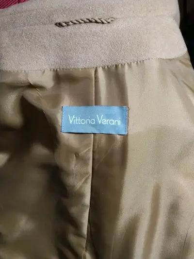 Abrigo Clásico Camel Vittoria Verani – talla 44 - miniatura 6