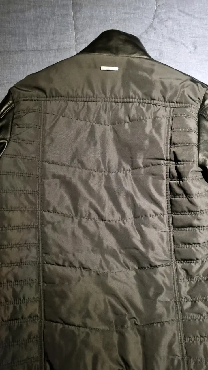 Chaqueta negra acolchada biker Mossimo - 5
