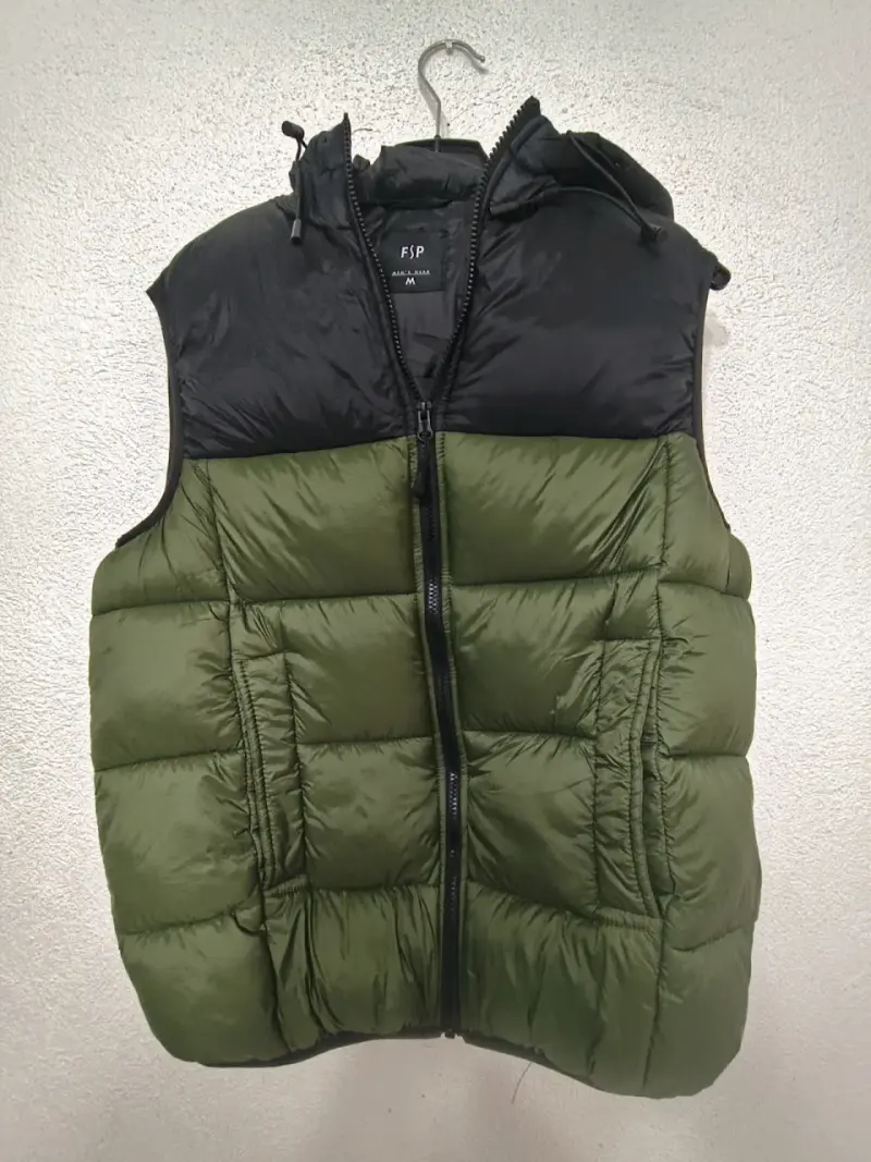 Chaqueta acolchado bicolor con capucha FSP - 1