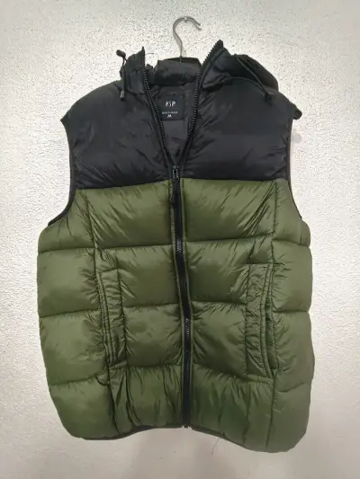 Chaqueta acolchado bicolor con capucha FSP - miniatura 1